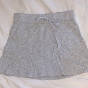 Brandy Melville Light Gray Skater Skirt